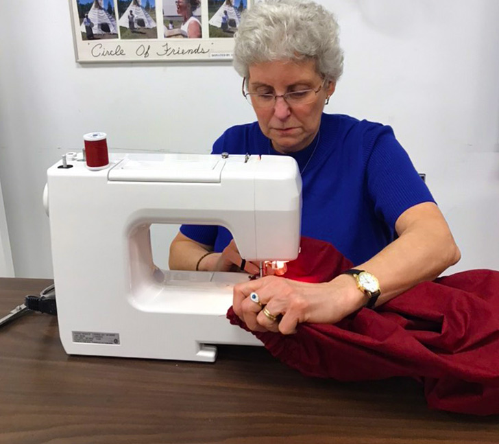 Metis Ribbon Skirt Workshop Patricia Taylor Sewing